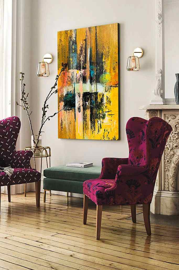 White Modern You Abstract Canvas Wall Art 5W5FU wall art
